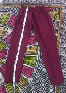 Maroon Palazzo Pants