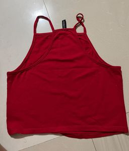 Red Brooklyn N.Y.C. Crop Top