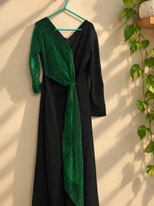 Chic Black &amp; Green Jumpsuit
