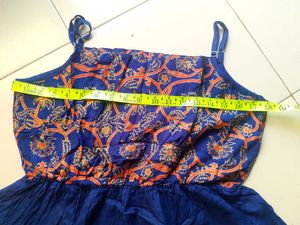 Trending glamorous Navy Blue western dress