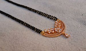 Ad Diamond 💎 Rose Gold Polish Mangalsutra