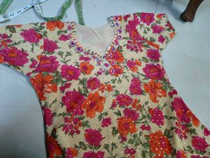 Embellished Floral Kurta