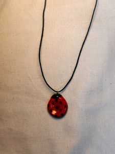 Cute Ladybug Pendant Necklace