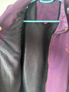 Stylish Purple Casual Jacket