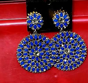 5 Stunning Blue & Silver Statement Earrings