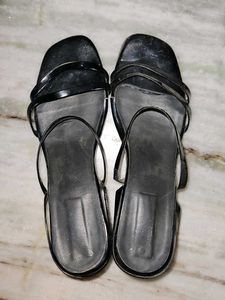 Black Strappy Sandals