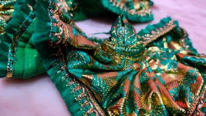 Divine Hindu Deity Idols with Shimmering Attire