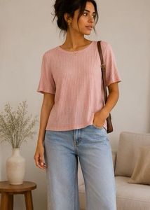 Pink Shimmery Top