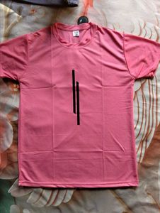 Men's Pink Graphic T-Shirt