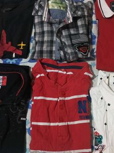 4 Tshirt and 2 shirt combo pack