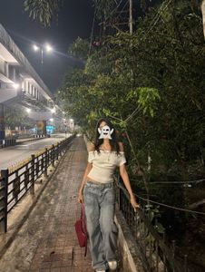Savana Embroidered Wide Leg Jeans