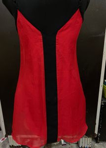 Guess red and black dress