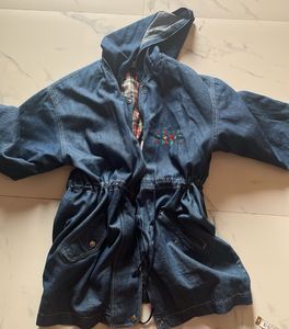 Denim Hooded Jacket