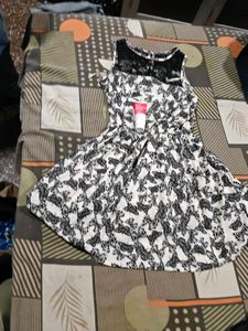 Cute Butterfly Print Dress and bag free