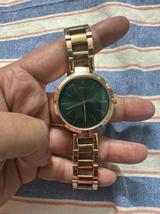 Van Heusen Rose Gold Dial Watch