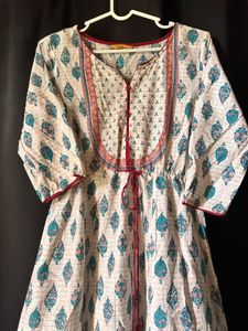 Leaf Print Kurta