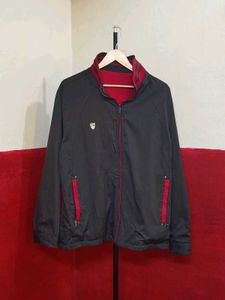 double sides Men's Red Zip-Up Jacket