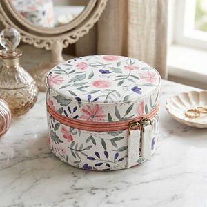 Pretty Floral Jewelry/Makeup Organizer Box