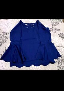 Navy Blue Plain Top