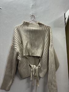 Cozy Ribbed Mock Neck Sweater
