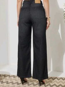 Shein Wide Leg Denim Pants