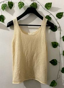 Cream Tank Top