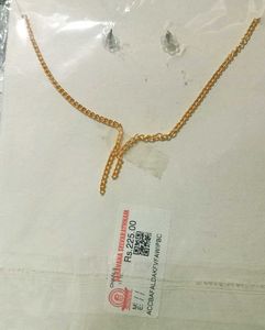 Brand New Unused Sitara Golden Stone Necklace Set
