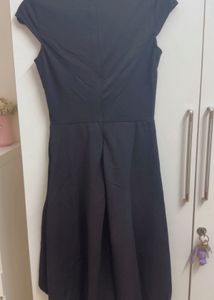 Classic Black Cap Sleeve Dress