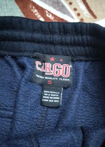 Navy Blue Cargo Sweatpants