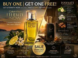 CK Eternity Now (100ml) + Free Hayaati