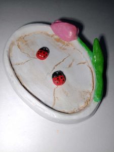 Handmade Tulip Trinket Dish -Jewelry Holder