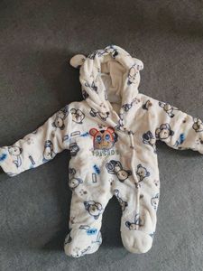 Cozy Teddy Bear Baby Robe