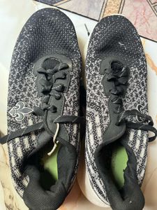 Stylish Black Knit Sneakers