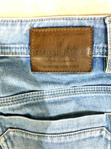 Cantabil Light Wash Distressed Jeans