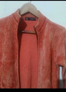 Floral Zip-Up sweater
