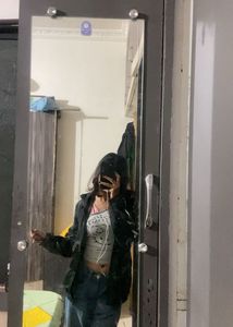 Grey One Shoulder Hello Kitty Top