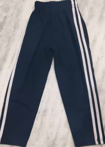 Classic Navy Track Pants with White Stripes