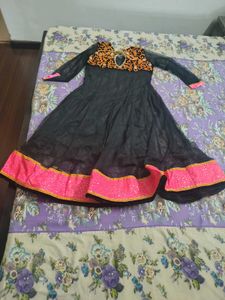 Black Anarkali Gown