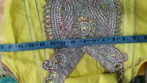 Elegant Yellow Anarkali Suit