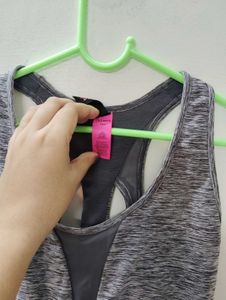 Gray Marl Sports Bra- Free size ✨