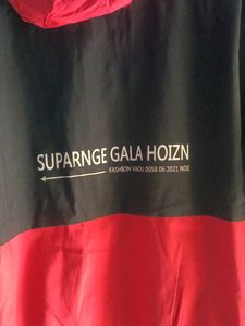 Red and black men jacket