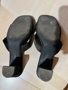 Mochi Brand -Balck heel for party