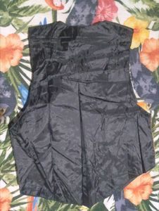 Leather Patchwork Vest