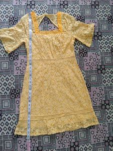 Yellow Lace Dress