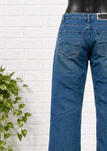 Vintage Wide Leg Blue Jeans