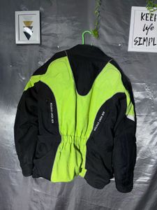 Men's Neon and Black Motorcycle Jacket