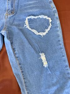 Distressed Flare Jeans