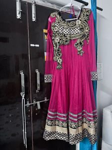 Elegant  rose and black gown