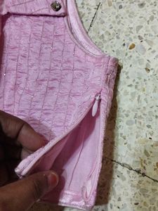 Beautiful Pink Floral Lehenga Choli