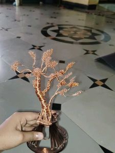 Handmade Copper Wire Tree Sculpture